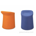 leisure sofa chair Modern Fabric Colorful Sectional Puffy Sofa Public Area Supplier